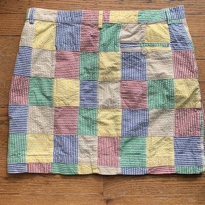 Ralph Lauren seersucker patchwork mini skirt size 6